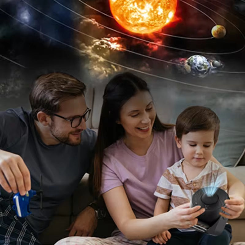Galaxy Projector: Planetarium Star Projector with 13 Film Sheets for a Romantic Bedroom Experience