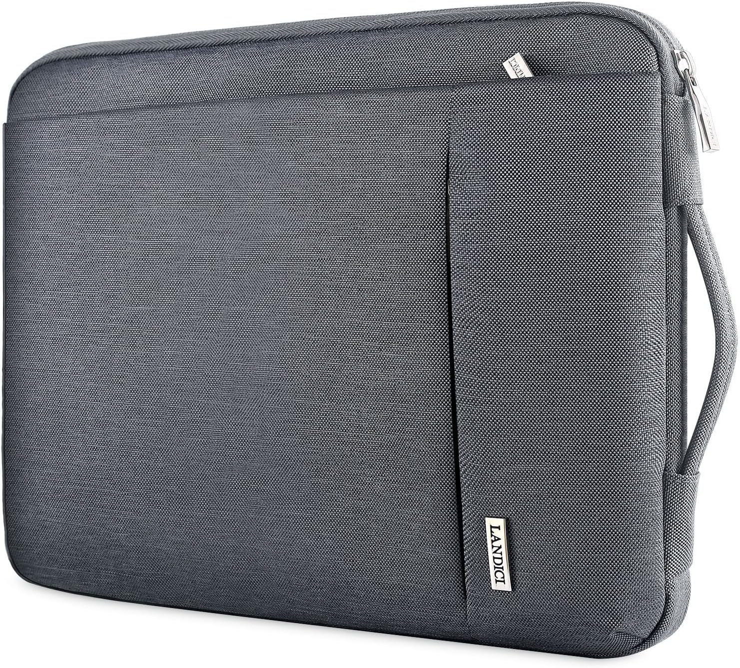 360° Protective Laptop Sleeve for 11.6-Inch Devices, Compatible with Surface Pro 7/8/9, Laptop Go 2/3, MacBook Air 11, and 11-12 Inch Chromebooks, Slim, Shockproof, Waterproof, Grey
