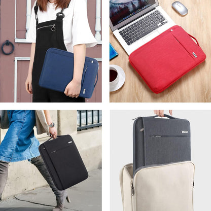 360° Protective Laptop Sleeve for 11.6-Inch Devices, Compatible with Surface Pro 7/8/9, Laptop Go 2/3, MacBook Air 11, and 11-12 Inch Chromebooks, Slim, Shockproof, Waterproof, Grey