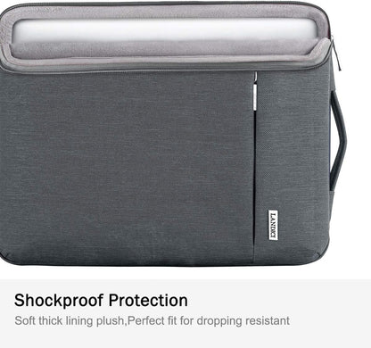 360° Protective Laptop Sleeve for 11.6-Inch Devices, Compatible with Surface Pro 7/8/9, Laptop Go 2/3, MacBook Air 11, and 11-12 Inch Chromebooks, Slim, Shockproof, Waterproof, Grey