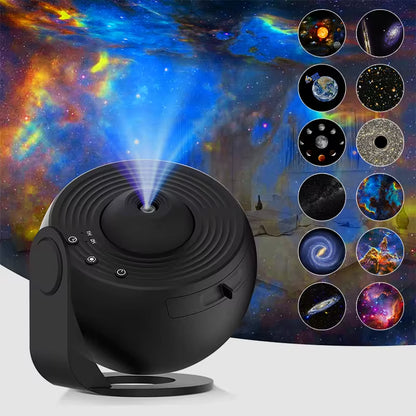 Galaxy Projector: Planetarium Star Projector with 13 Film Sheets for a Romantic Bedroom Experience